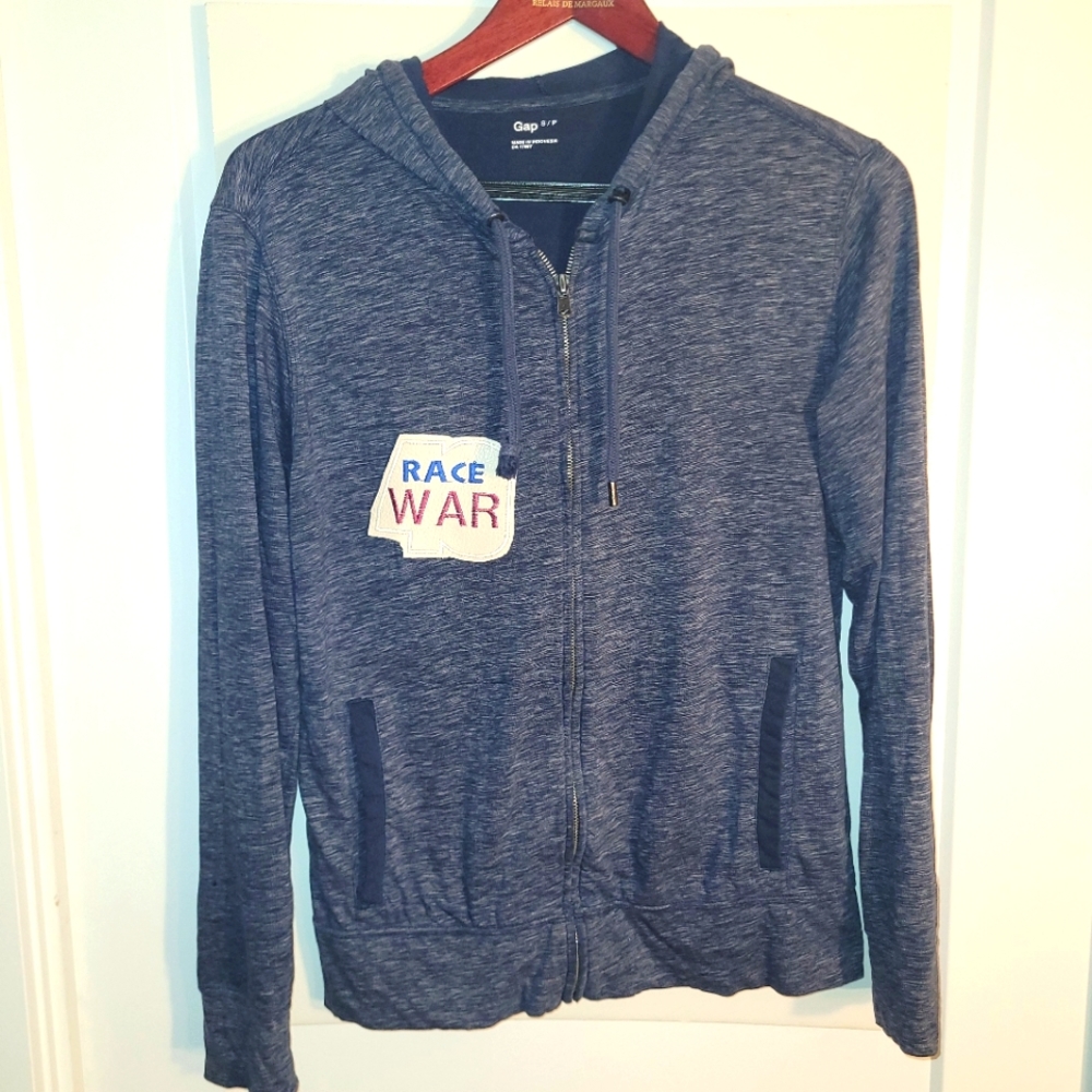 Race war zipper hoodie small